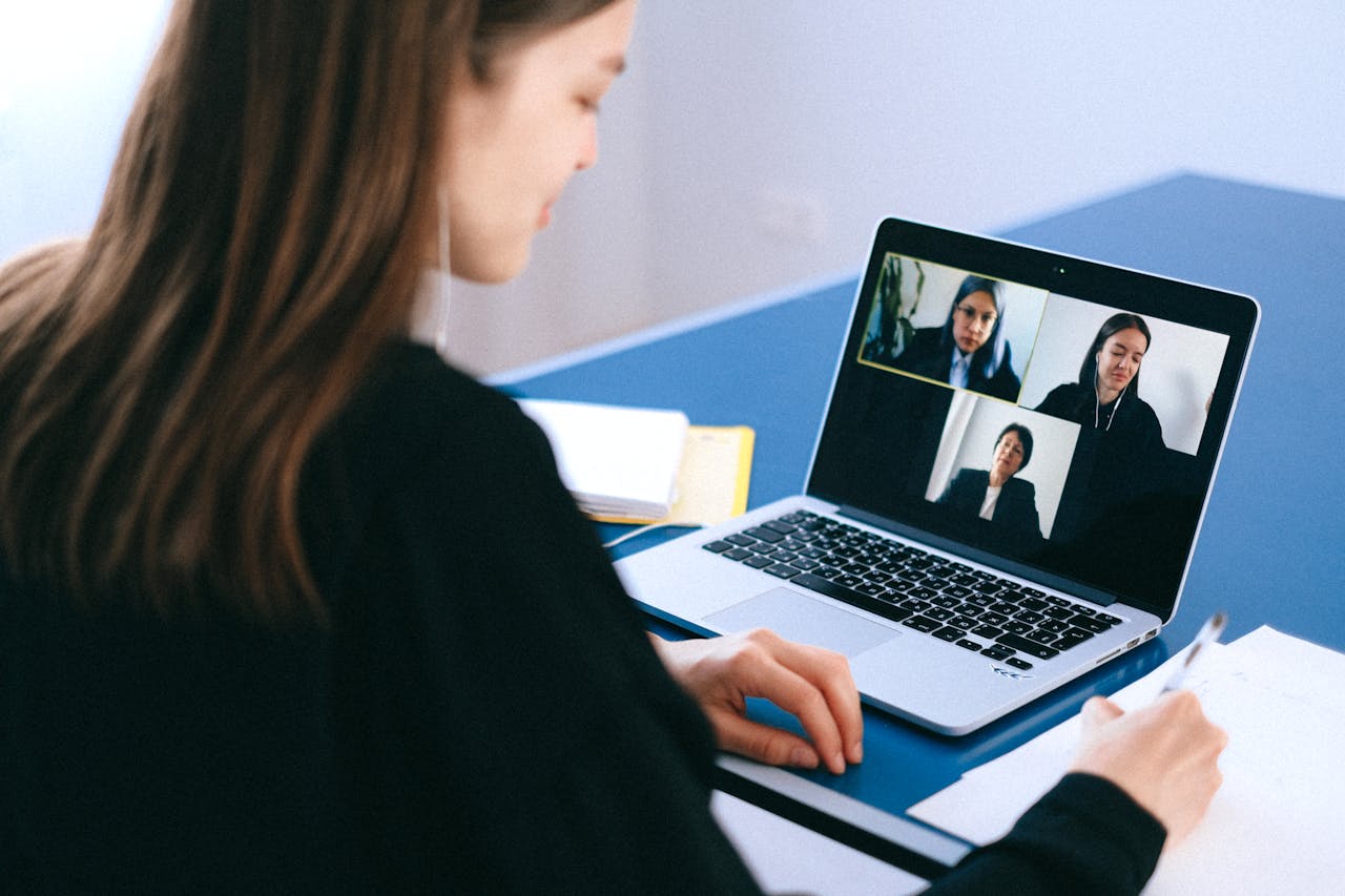 People on a Video Call<br />
